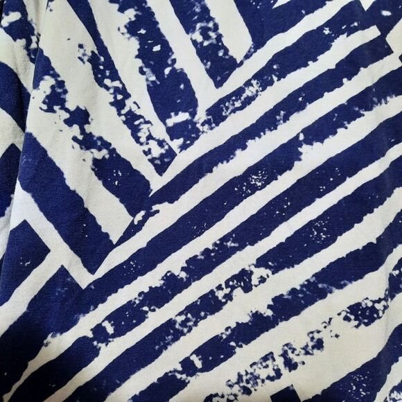 Peck‎ & Peck blouse Ladies size Extra Large Blue & White classiccore - Picture 5 of 7